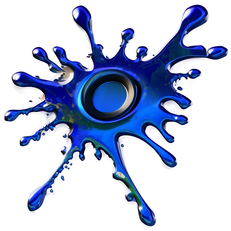 Metallic Splat Png 87