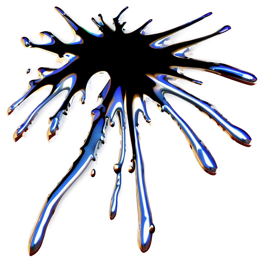 Metallic Splat Png Svy84