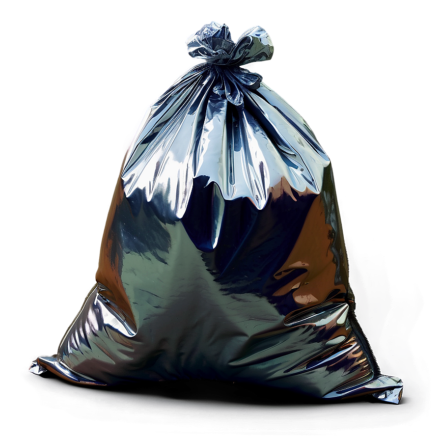 Metallic Trash Bags Png 06262024