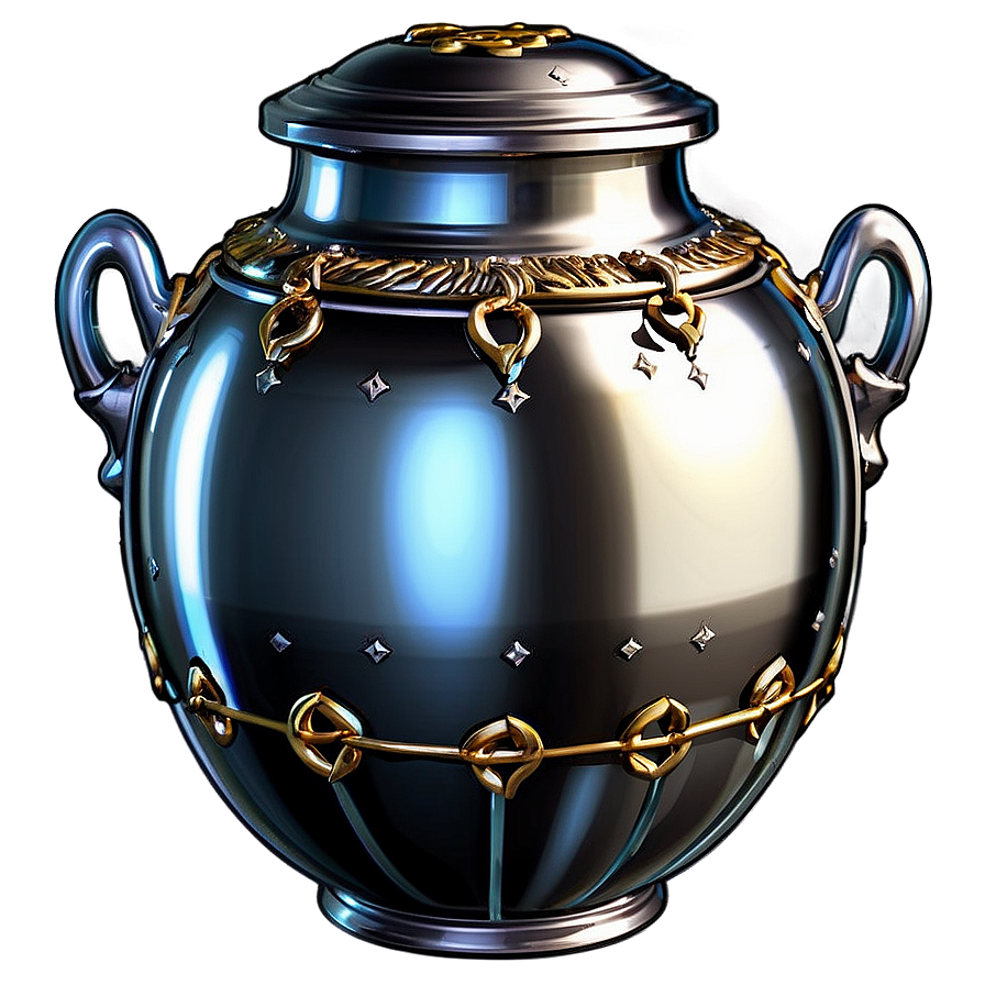 Metallic Urn Png 2