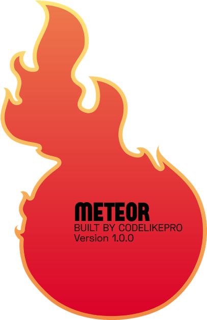 Meteor Logo Code Like Pro Version1.0.0