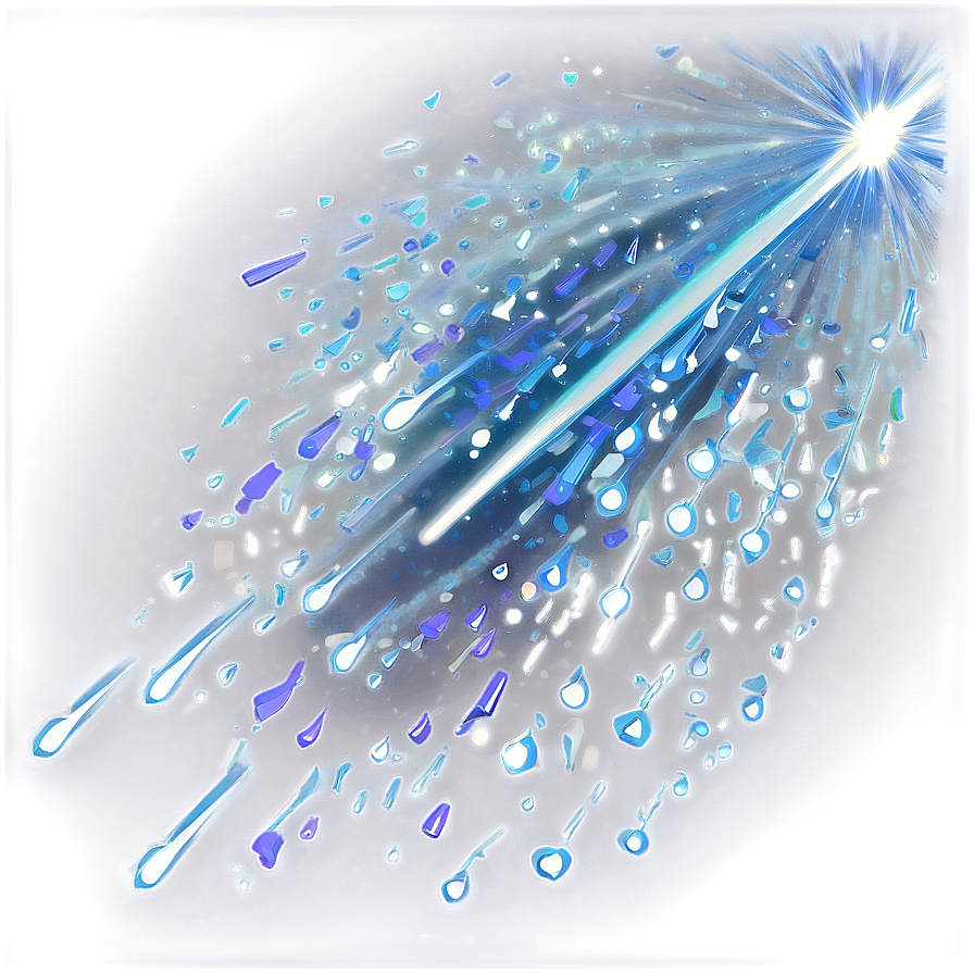 Meteor Shower Effect Png 06122024