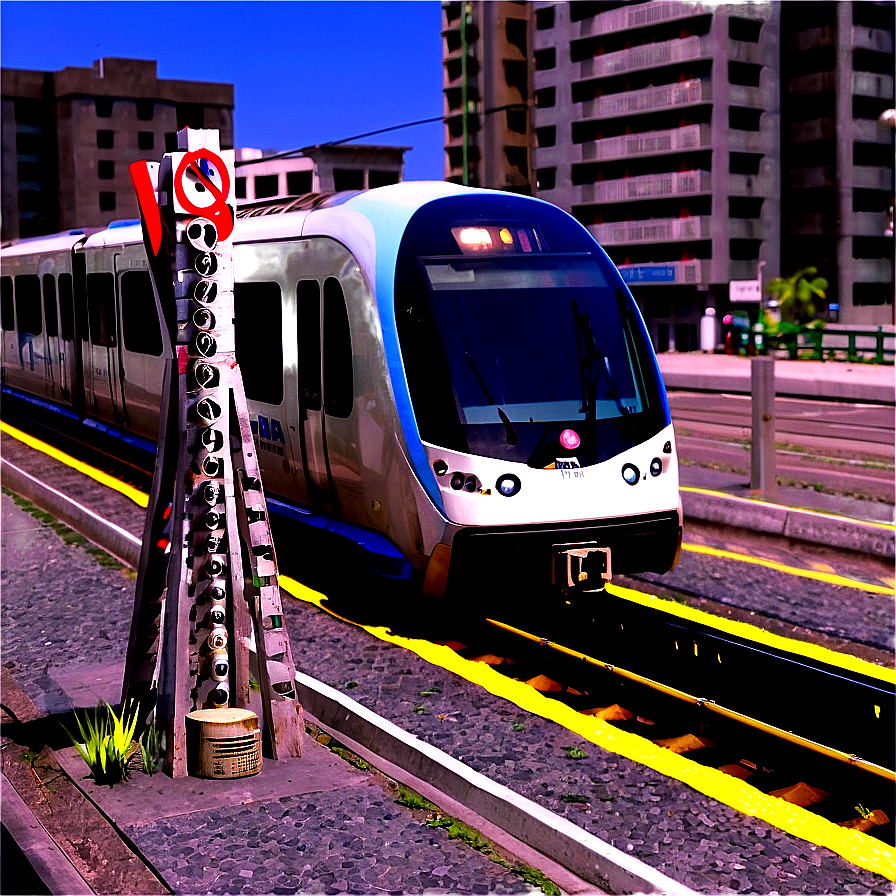 Metro Rail Crossing Png Aoq6