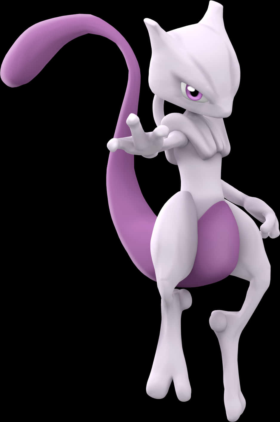 Mewtwo Pokemon Character Pose