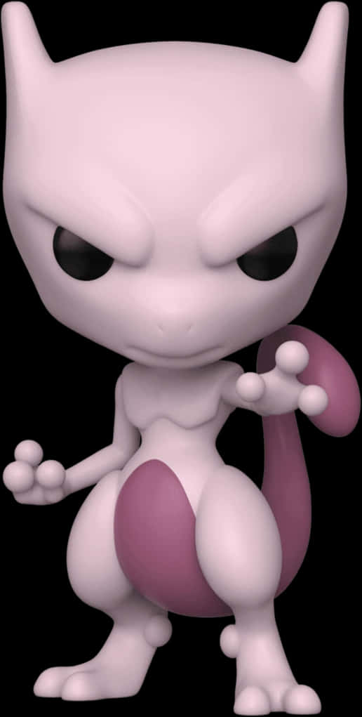 Mewtwo Pokemon Character Render