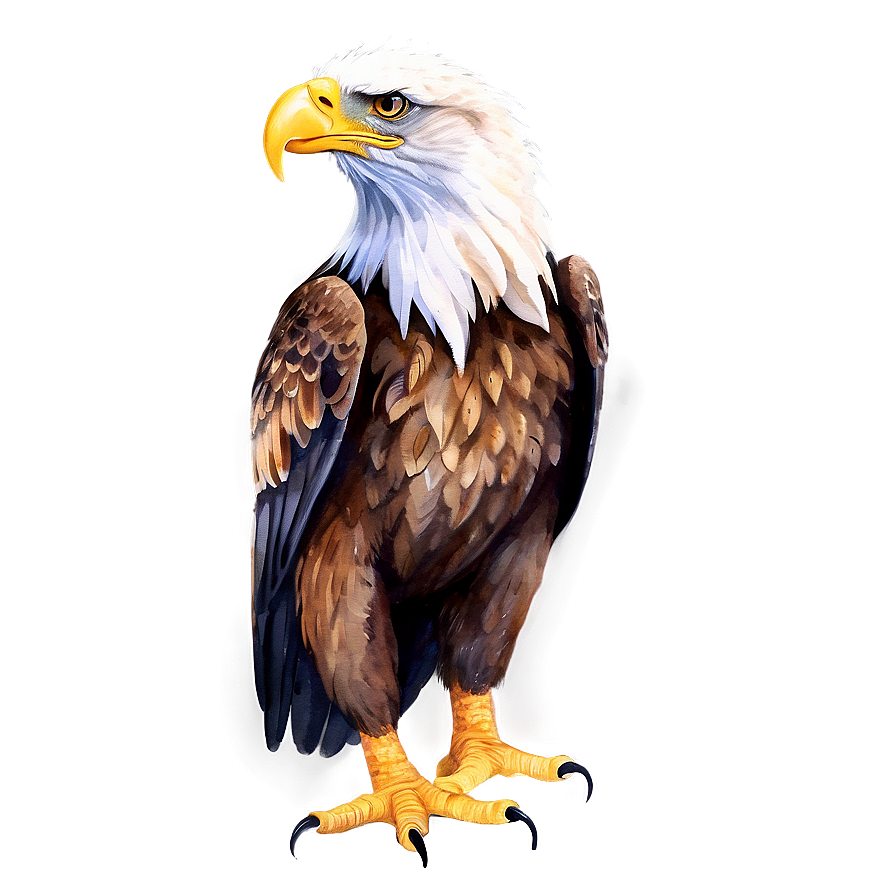 Mexican Eagle Watercolor Png 36