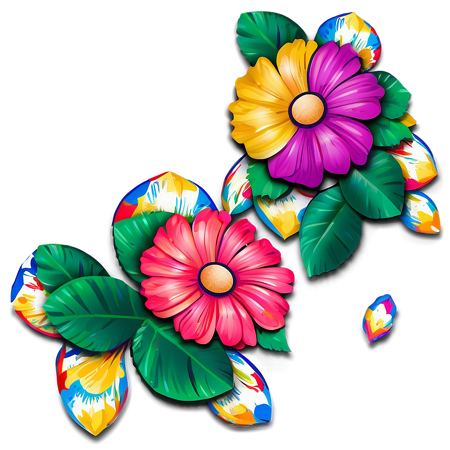 Mexican Fiesta Flowers Png Ioh