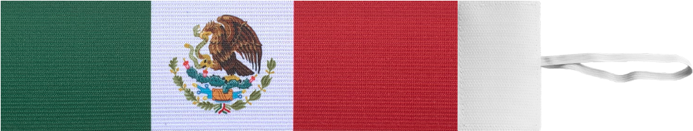 Mexican Flag Fabric Texture