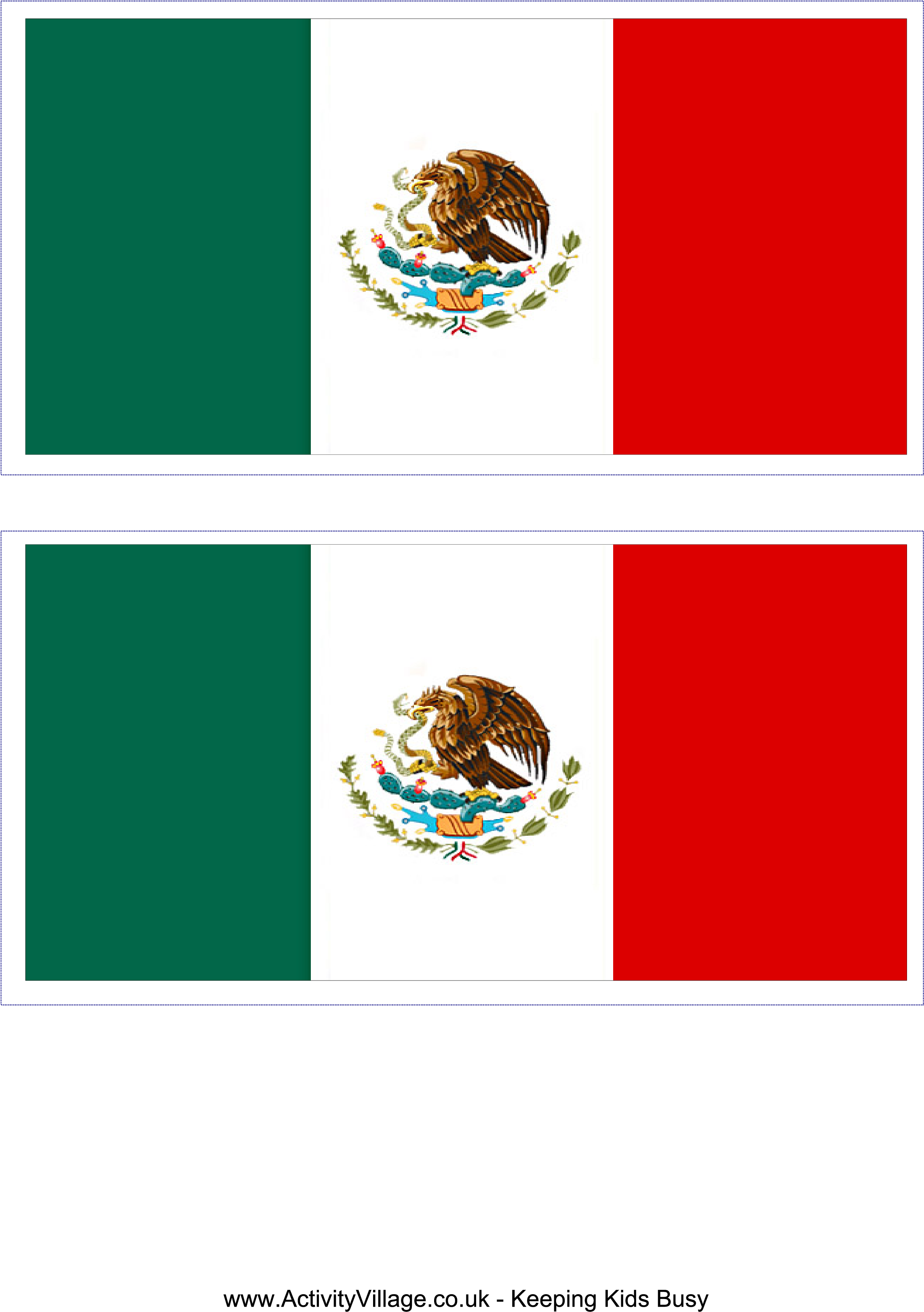 Mexican Flag Printables