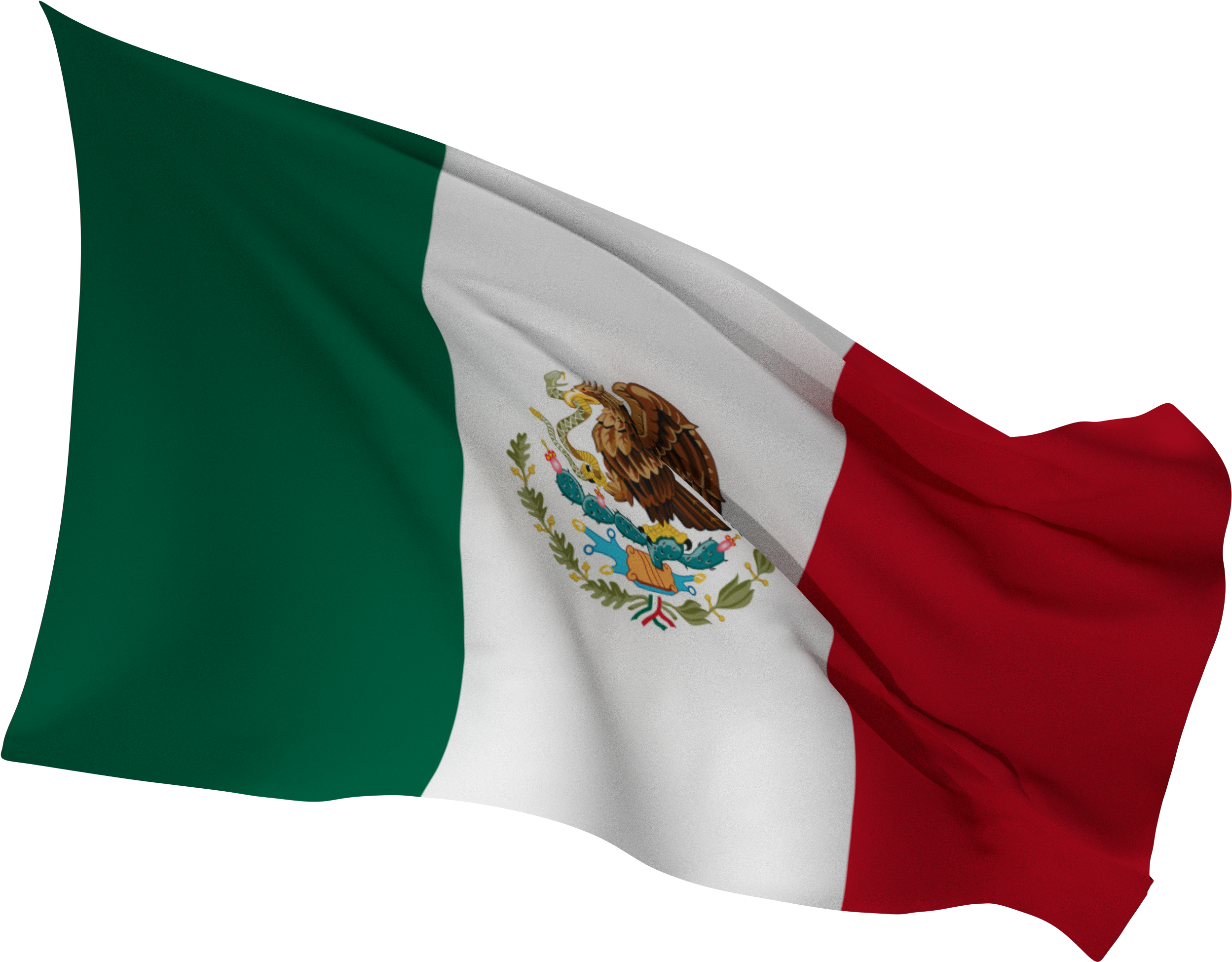 Mexican Flag Waving