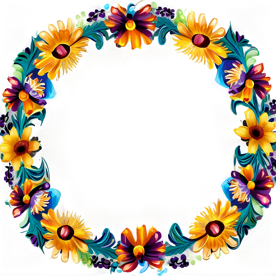 Mexican Floral Wreath Png Yim