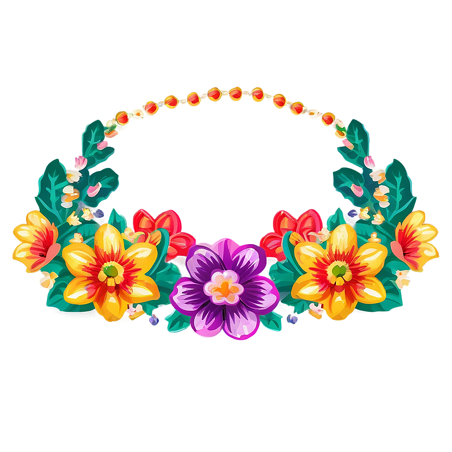 Mexican Flower Garlands Png 06202024