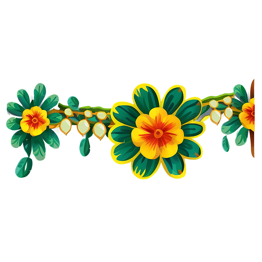 Mexican Flower Garlands Png Wiv53