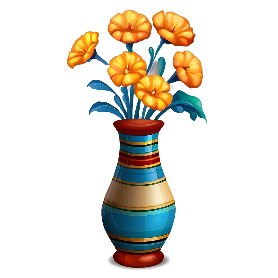 Mexican Flowers In Vases Png 31