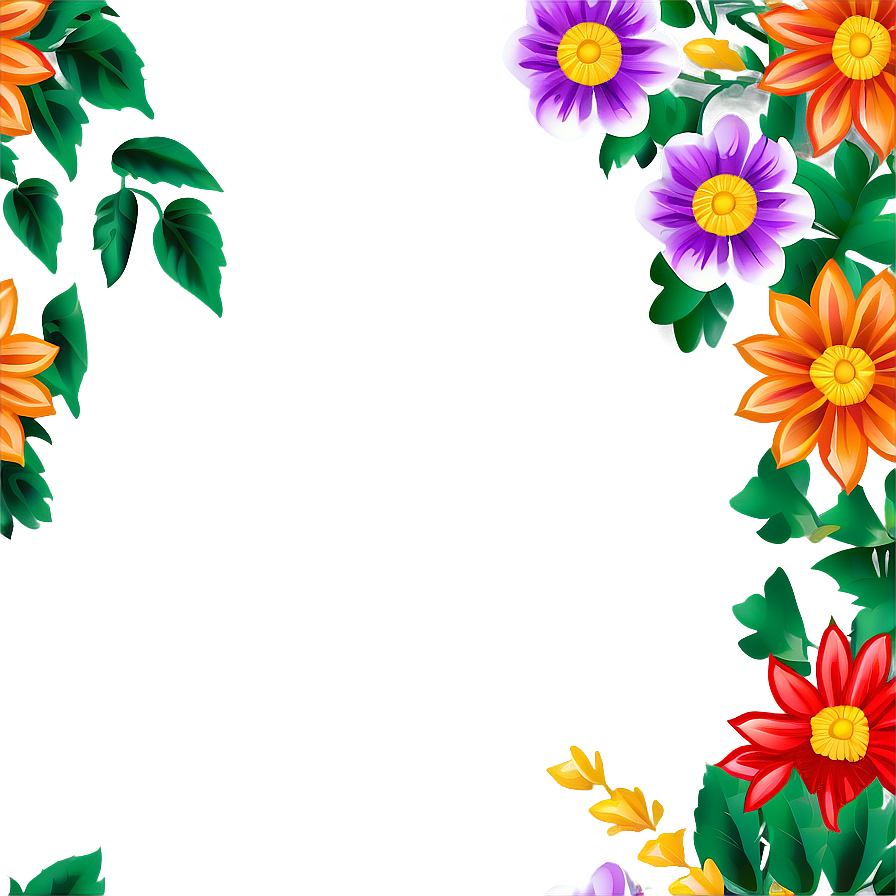 Mexican Flowers Pattern Png Dfq71