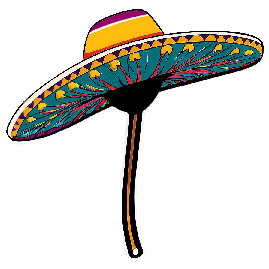 Mexican Hat Silhouette Png 94