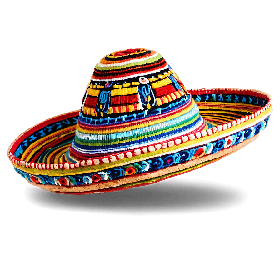 Mexican Hat With Cultural Motifs Png 5