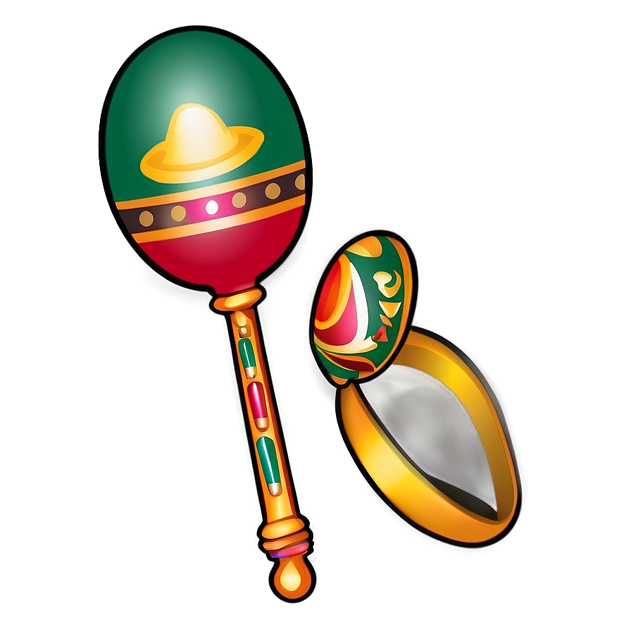 Mexican Maraca Icon Png Swg