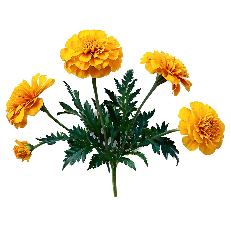 Mexican Marigold Flowers Png 34