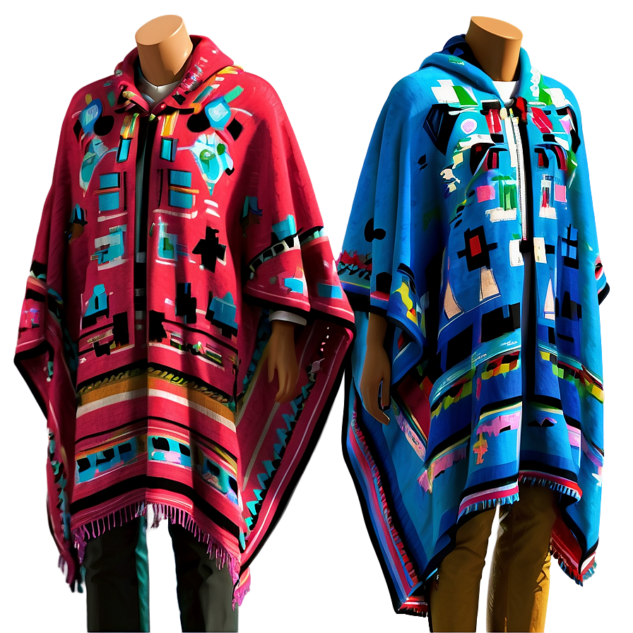 Mexican Poncho As Art Png 9