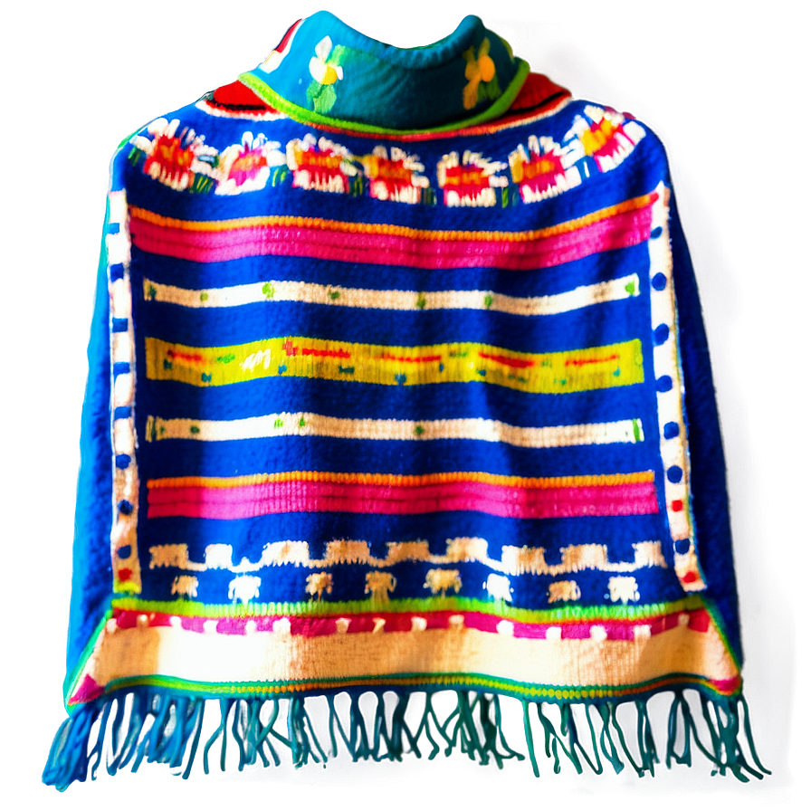 Mexican Poncho For Celebration Png 45