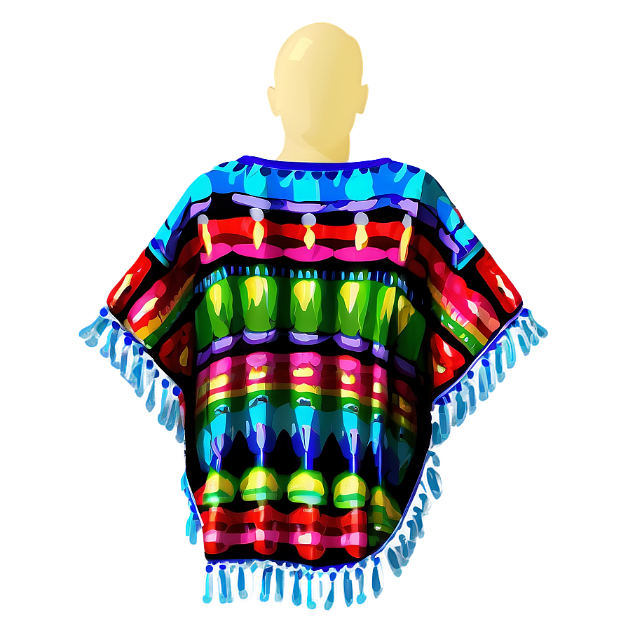 Mexican Poncho For Festivals Png Inm64