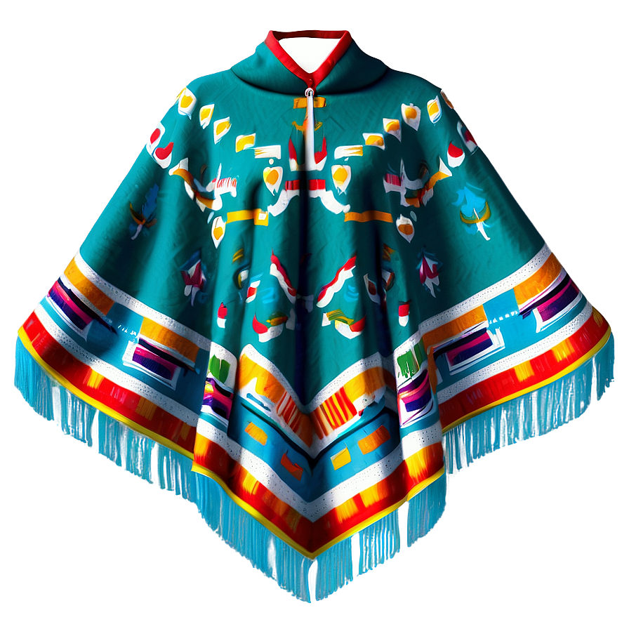 Mexican Poncho For Special Occasions Png 06282024