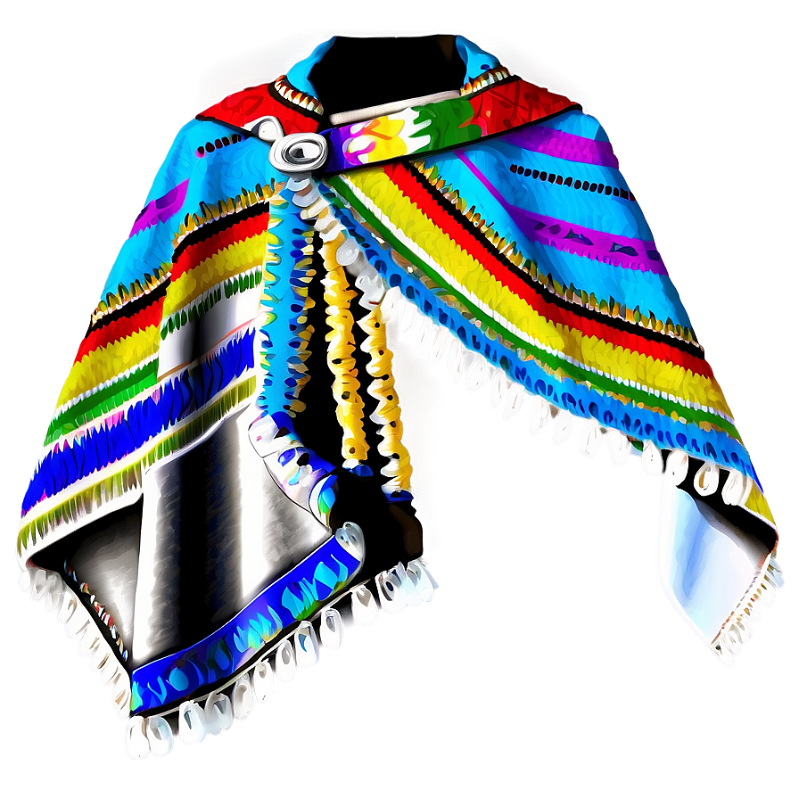 Mexican Poncho For Special Occasions Png 06282024