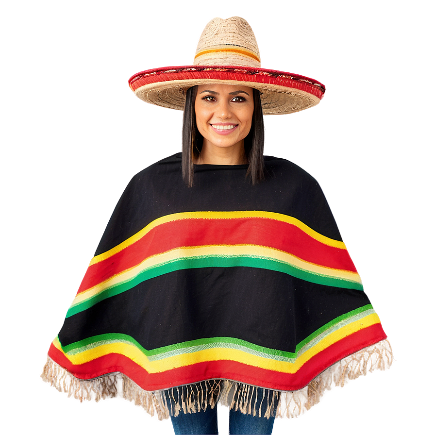 Mexican Poncho Tradition Showcase Png 52