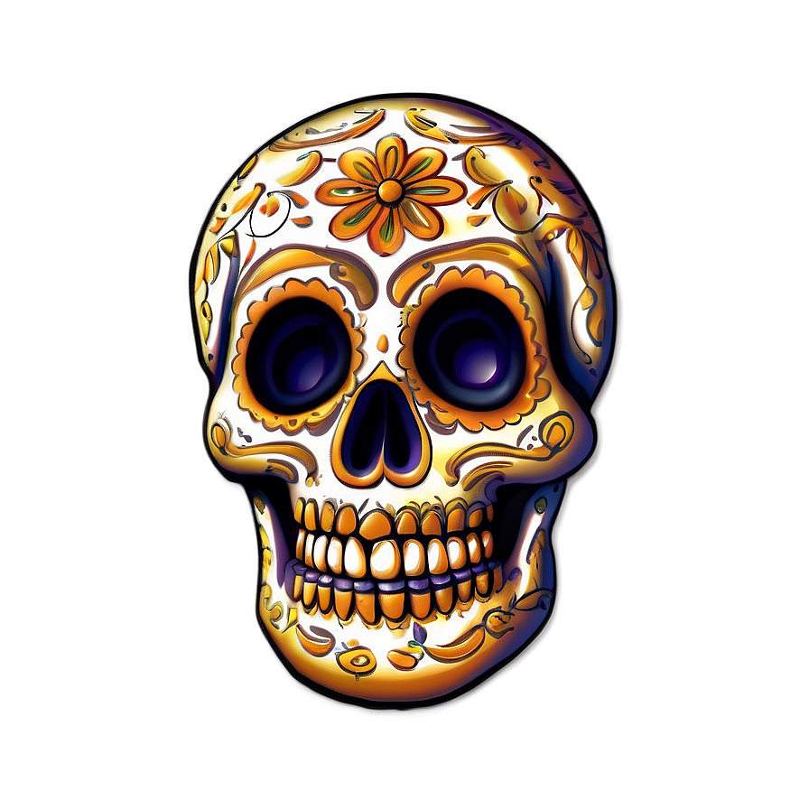 Mexican Skull Art Png 46