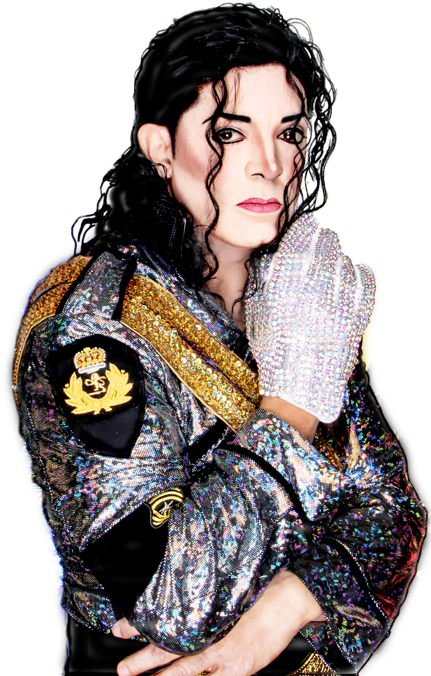 Michael Jackson Glitter Glove Pose