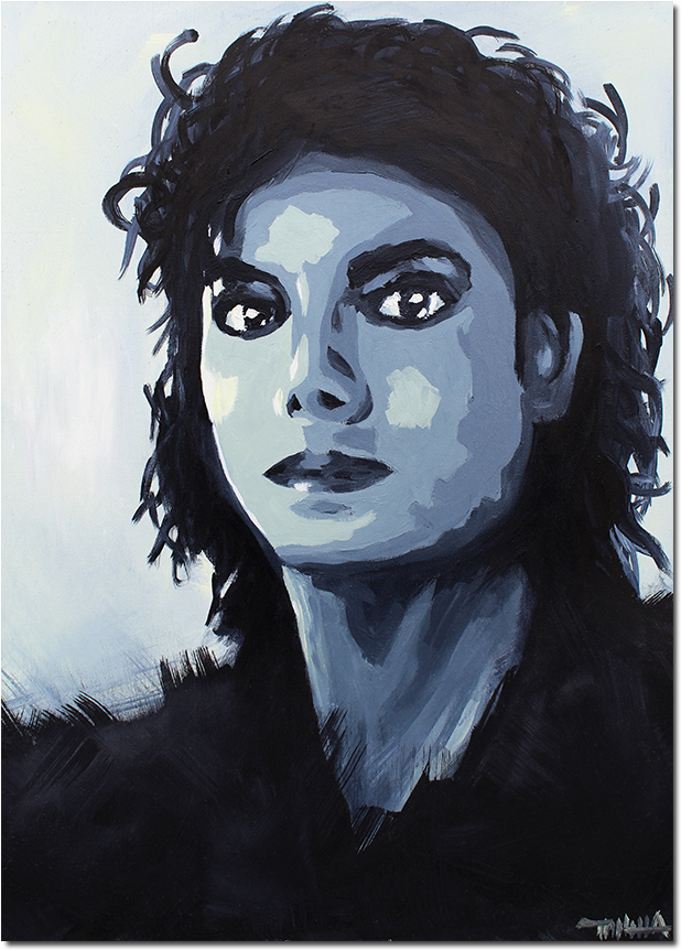 Michael Jackson Portrait Painting