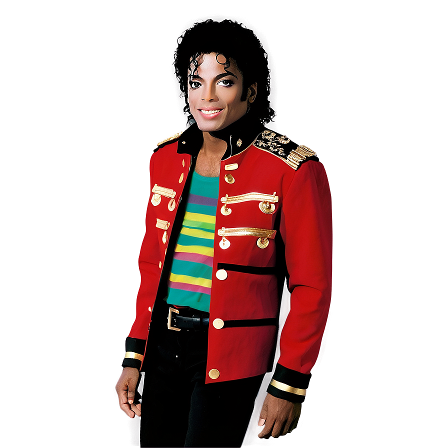 Michael Jackson Red Jacket Png 06252024