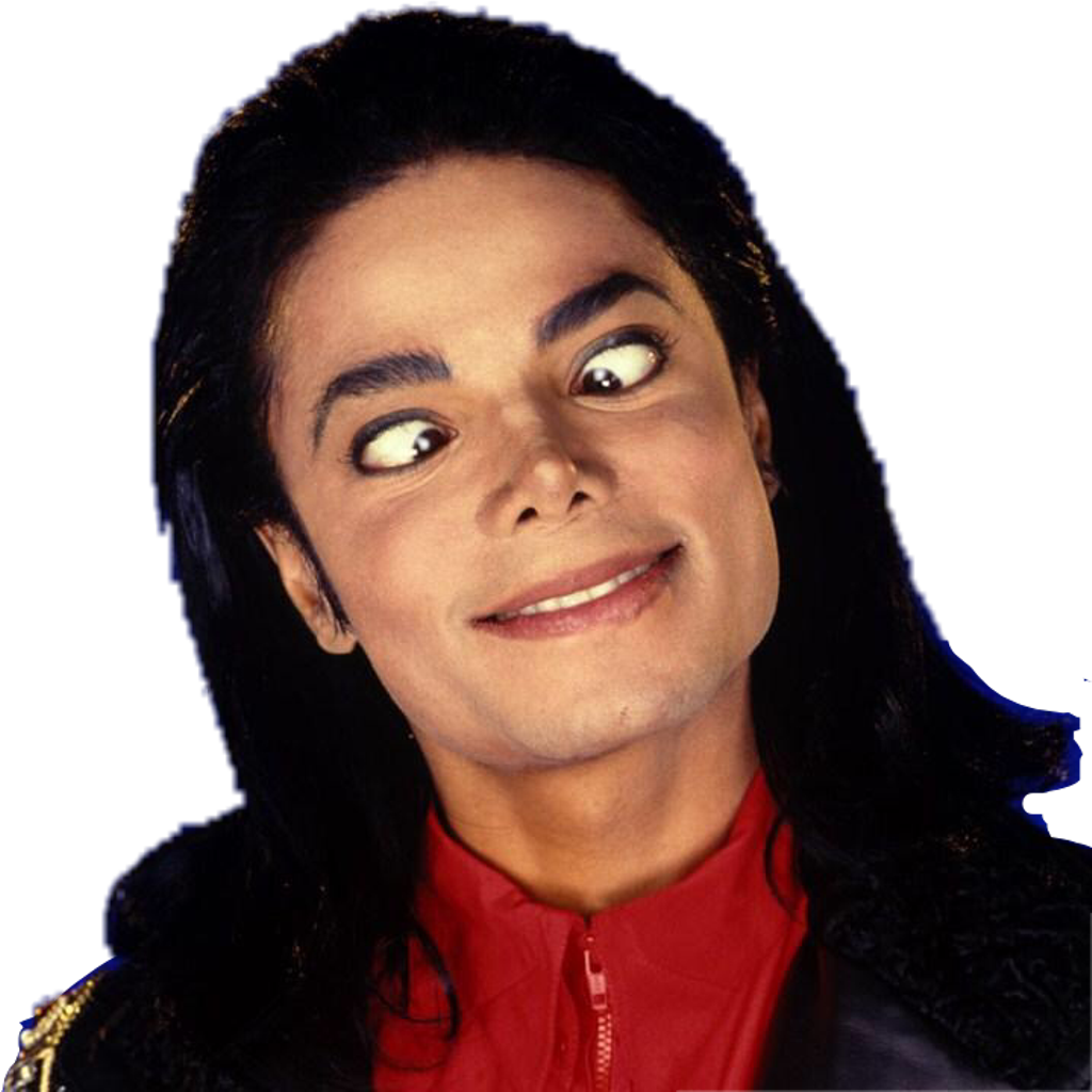 Michael Jackson Smiling Portrait