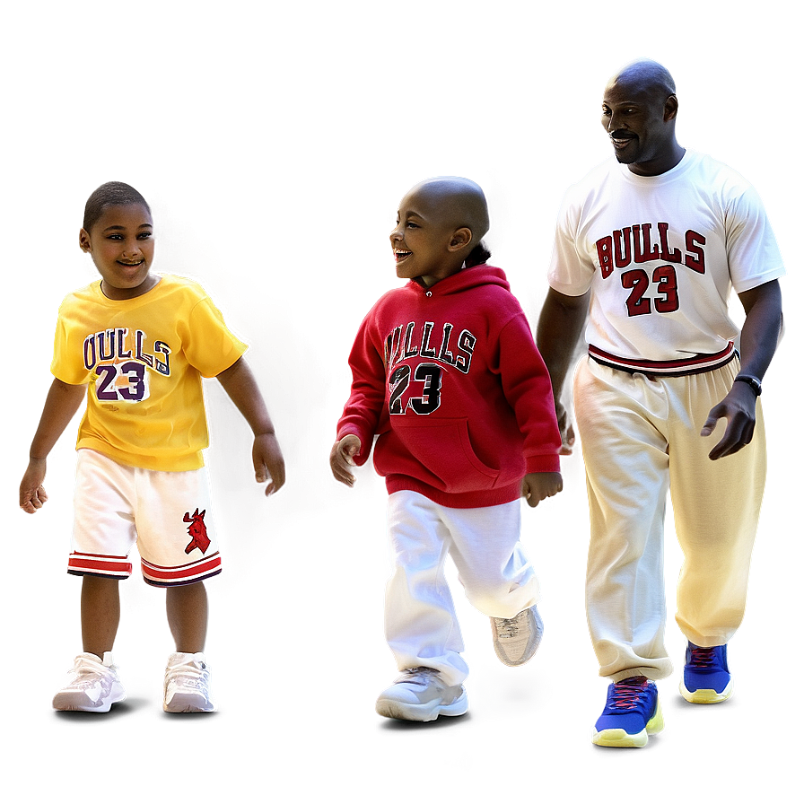 Michael Jordan Family Moments Png Qba