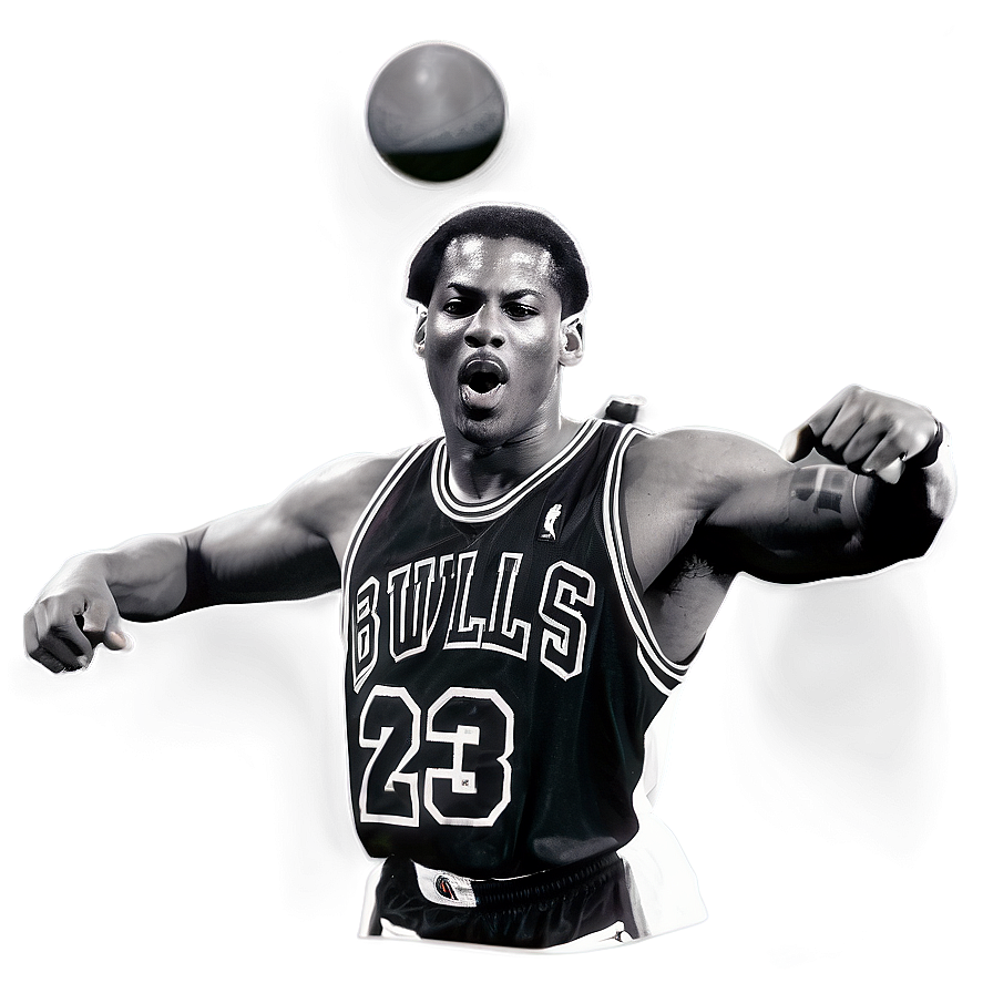 Michael Jordan Iconic Tongue Out Png 48