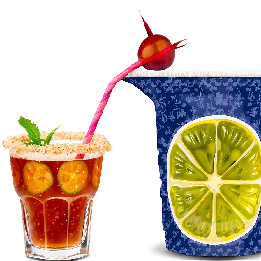 Michelada Party Drink Png Mvq