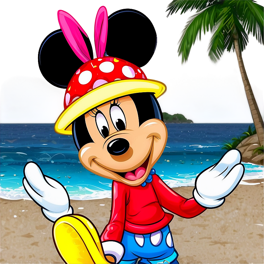 Mickey And Minnie Beach Day Png 63