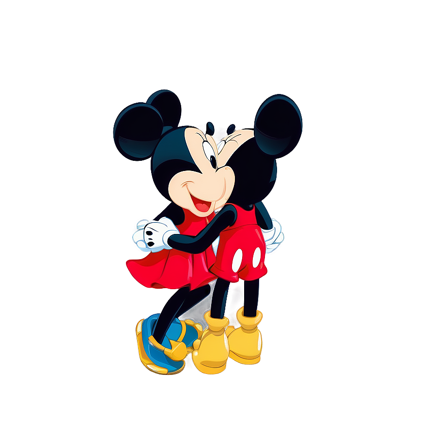 Mickey And Minnie Cute Pose Png 06122024