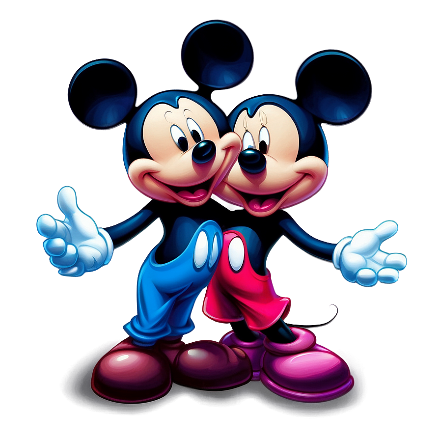 Mickey And Minnie Dreamy Night Png 91