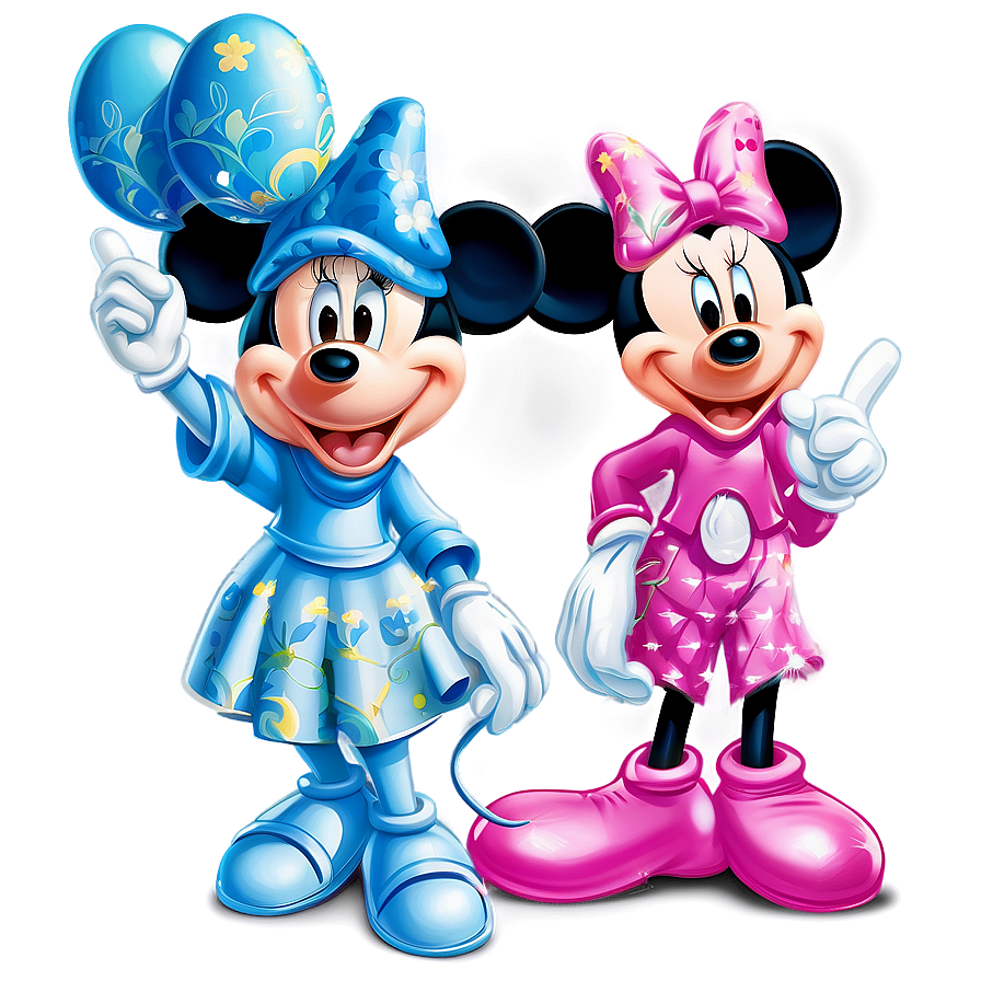 Mickey And Minnie Easter Celebration Png 7