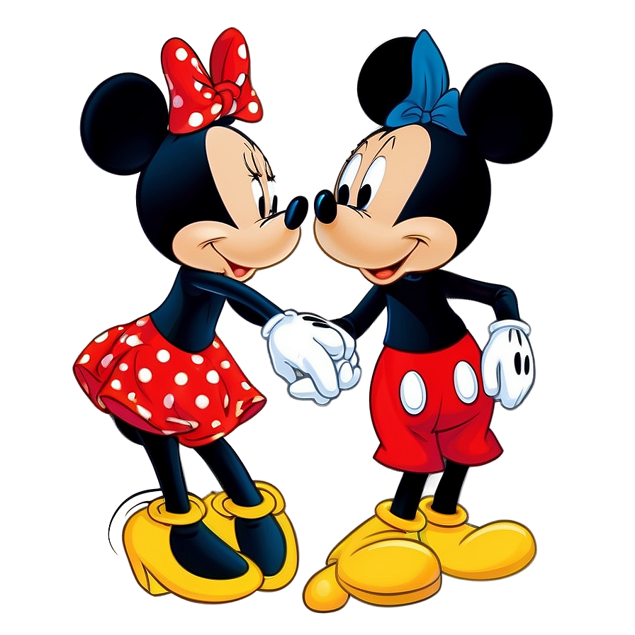 Mickey And Minnie Holding Hands Png 06122024