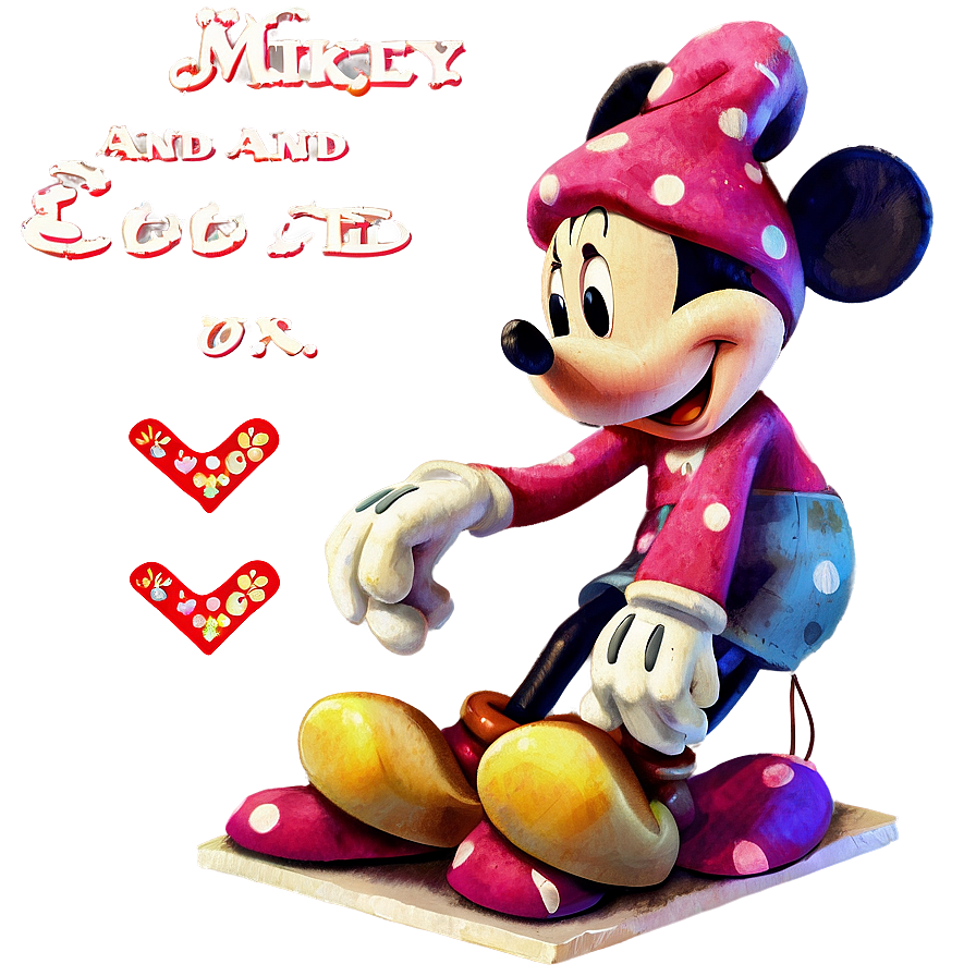 Mickey And Minnie In Love Png Wok92