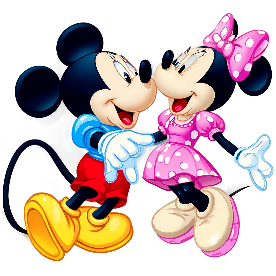 Mickey And Minnie Joyful Laughter Png Qlq69