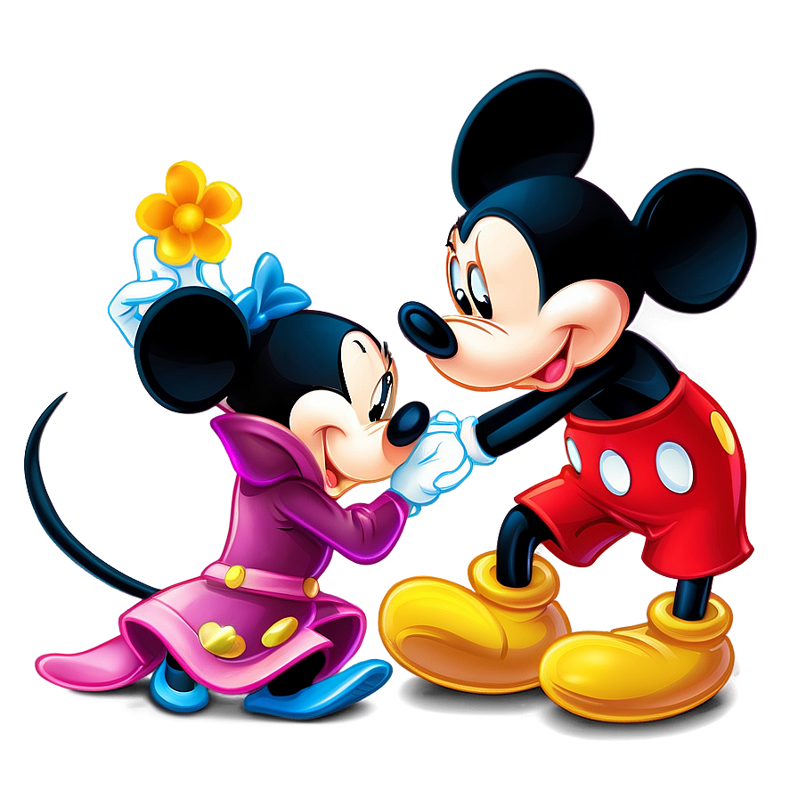 Mickey And Minnie Magical Moment Png Ack65