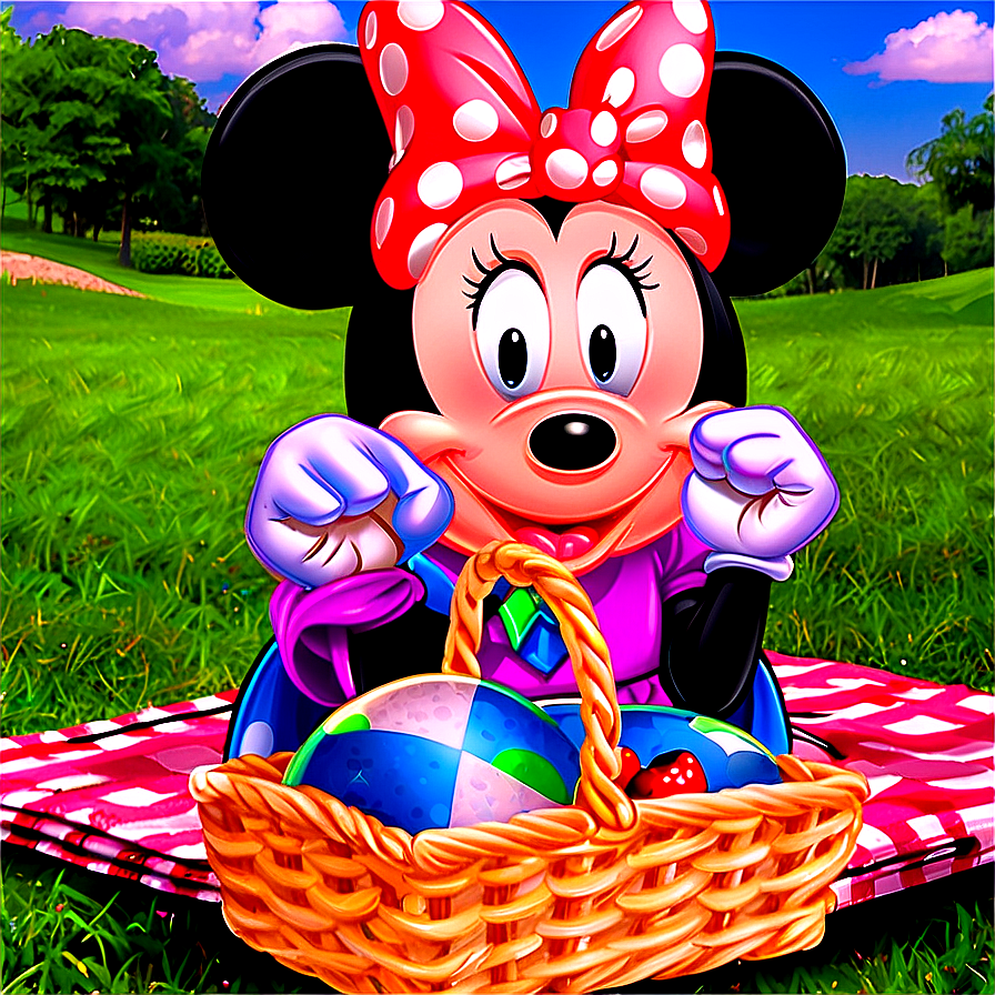 Mickey And Minnie Picnic Png 06122024