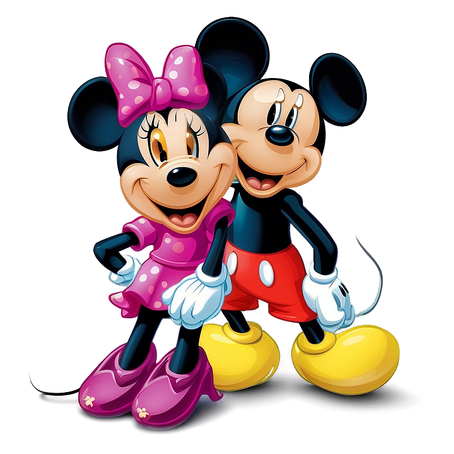 Mickey And Minnie Playful Moments Png 15