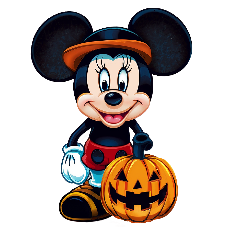 Mickey And Minnie Spooky Halloween Png Jde