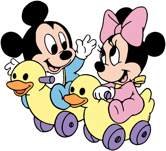 Mickey Minnie Ducklings Cartoon