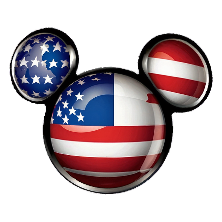 Mickey Mouse Ears Flag Png Xrv90